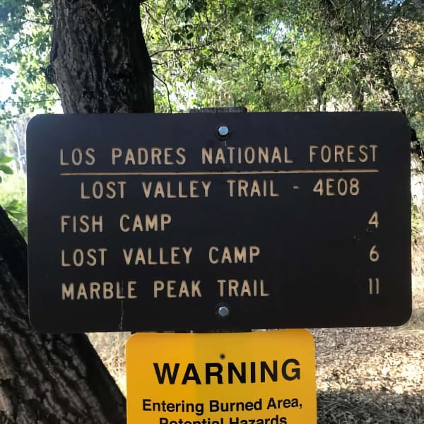 Los padres deals national forest camping